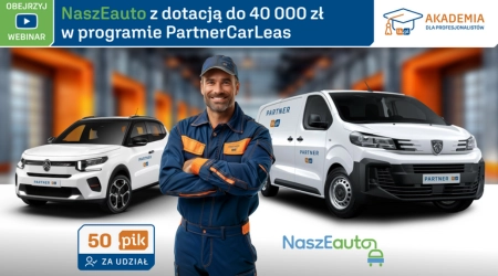 Akademia IK - NaszEauto z dotacją do 40 000 zł