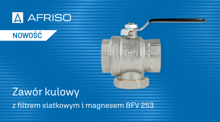 Zawór kulowy z filtracją AFRISO BFV 253