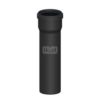 Rura prosta PP L1000mm DN60mm odporna na promieniowanie UV z uszczelką [EPDM]