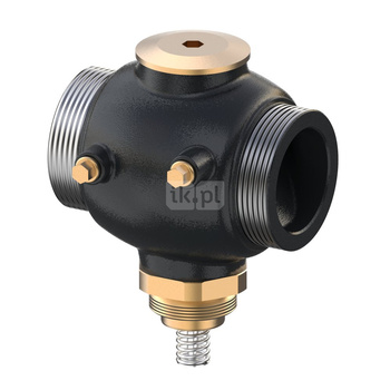 Zawór regulacyjny dwudrożny DANFOSS VGU, DN 50 (GZ metryczny x GZ metryczny), PN 25, Kvs: 20 m3/h