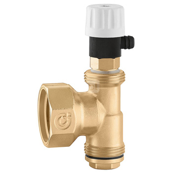 Zakończenie rozdzielacza 1"GW.  Z ręcznym odpowietrznikiem.