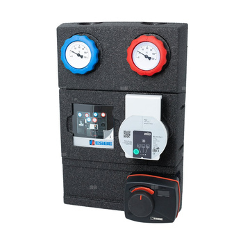 GRC221 grupa pompowa z zaworem mieszającym i siłownikiem, sterownik CRC 230V, DN32, pompa Wilo PARA STG 25/8