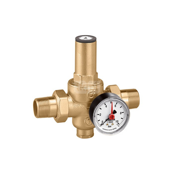 Regulator ciśnienia CALEFFI 5360, GZ 1 1/4'', 25 bar z manometrem