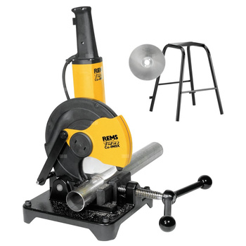 REMS Turbo Cu-INOX +Tarcza tnąca HSS-E + podstawa