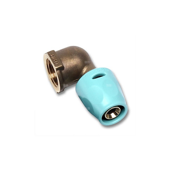 Kolano 90' SANHA 3fit Push dwuczęściowy, Cu, 20 mm x 3/4'' (ww x GW)