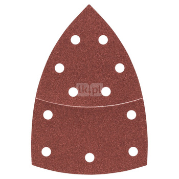 10-częściowy zestaw papierów ściernych do szlifierek uniwersalnych K =120