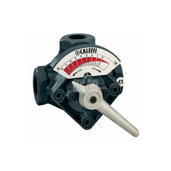 Zawór trójdrogowy mieszający z przepustnicą. Przyłącza gwintowane 11/2"