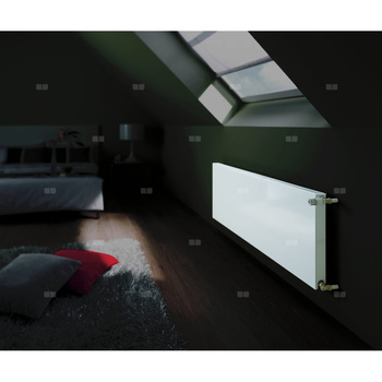 Kermi®x2®Plan-K typ33 wys755x157x3005mm QN7883,z osłoną,10 bar, biały