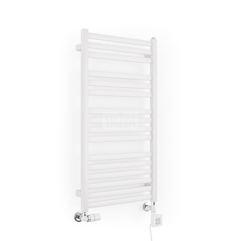 Grzejnik drabinkowy Concept By TERMA MALTA, podłączenie SX, wym. 710 x 500 mm, kolor biały drogowy RAL9016, moc 328W