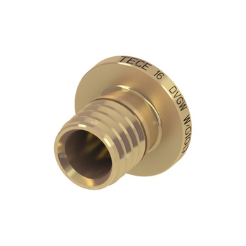 Korek TECE flex mosiądz końcówka wtykowa (20 mm)