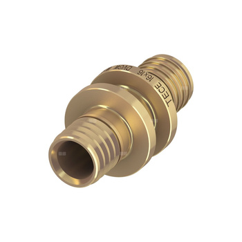 Złączka TECE flex, mosiądz, 50 mm (zz x zz)