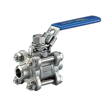 3P BALL VALVE X3777B DN40 3-PIECE