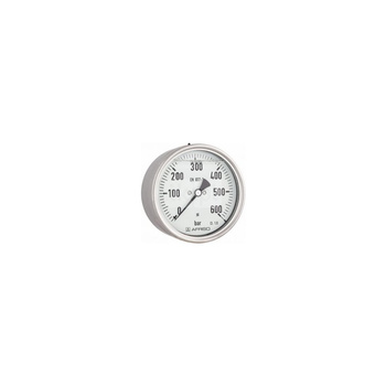 Manometr z rurką Bourdona AFRISO RF glicerynowy -1/9 bar G1/2B radialne fi 160 mm, kl. 1,0%