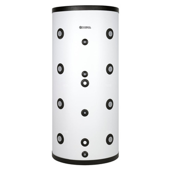 Zbiornik buforowy stojący KOSPEL SVW-200.1 pojemność 204 l z wężownicą, izolacja: pianka poliuretanowa, kolor: Biały