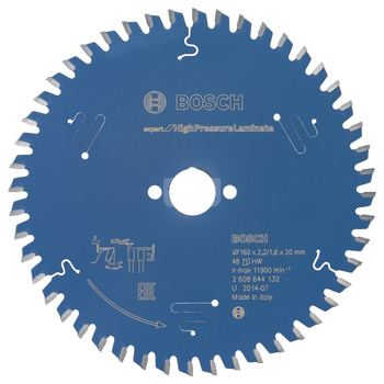 Tarcza pilarska Expert for High Pressure Laminate KSB EXPERT F.H.P.LAMINATE 160X20X2,2 48T