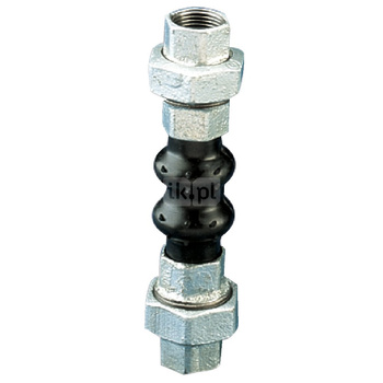 Łacznik amortyzacyjny gwintowany wew., EPDM, typ ZKT, 1 1/4", PN16