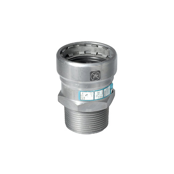 Nypel SANHA Heavy Steel Press, stal, 1'' (zw x GZ)