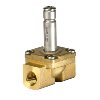 Zawór elektromagnetyczny EV225B, Funkcja: NC, G, 3/8, 2.200 m³/h, PTFE