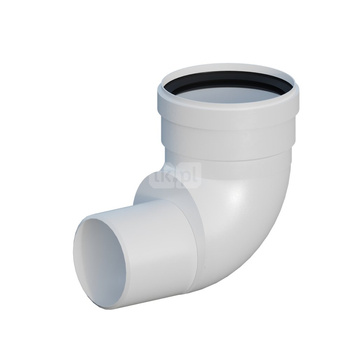 Kolano redukcyjne PP 87 st. DN60/80mm z uszczelką [EPDM]