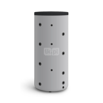 Zbiornik buforowy stojący GALMET SG(B) 800L, z wężownicą x2, izolacja: pianka poliuretanowa, kolor: skay biały