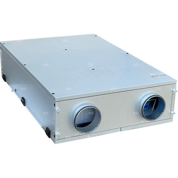 Rekuperator FLAT 550+ płaski, z panelem Wi-Fi, podwieszany lub do montażu na stropie, z by-passem i wymiennikiem przeciwprądowym