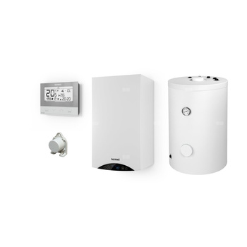 Pakiet nr 2 z kotłem i zasobnikiem SWK 120l - Kocioł gazowy jednofunkcyjny TERMET GOLD PLUS II wiszący 25 kW