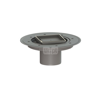 Kratka KESSEL Variofix kwadratowa ze stalowai nierdzewnej 110x110mm do wpustu