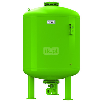 Naczynie wzbiorcze REFLEX DT 3000, pojemność 3000 l, 10 bar / 70'C, kolor zielony, do instalacji C.W.U.
