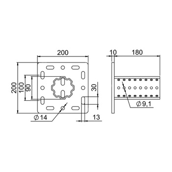 Stopa S200 profilu KJ OGCS200KJ