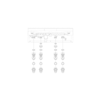 Zestaw przyłączy hydraulicznych do kotła FGB (przyłącze kątowe)