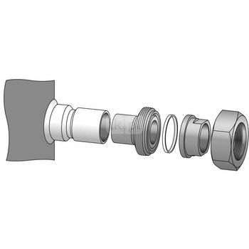 Zestaw adaptacyjny do lutowania (1-3/4" rotolock, 1-3/8" ODF), (1-1/4" rotolock, 7/8" ODF)