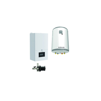 Pakiet - Kocioł gazowy jednofunkcyjny DE DIETRICH MCR4 19 kondensacyjny wiszący 2.5 - 20.7 kW + Zasobnik c.w.uAQUAvie100 + Filtr magnetyczny XS90