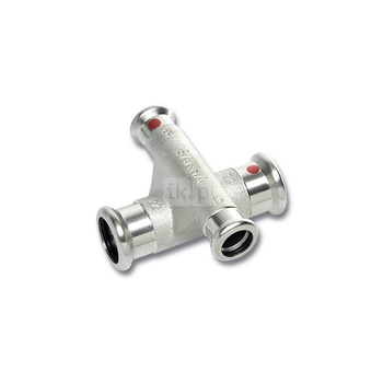 Czwórnik stal SANHA Therm, (15 mm x 15 mm x 15 mm x 15 mm)