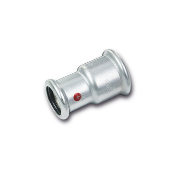 Mufa Concept By SANHA Therm redukcja, stal (ocynk galwaniczny/elektrolityczny), 28 mm x 18 mm (zw x zw)