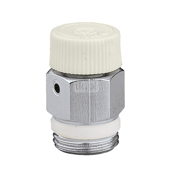 Ręczny zawór odpowietrzający do grzejników z regulowanym wyjściem 1/4" GZ