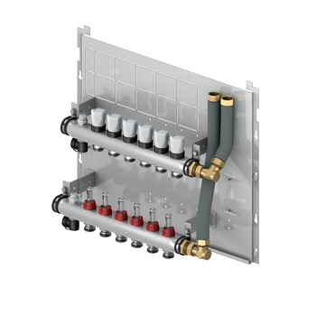 Rozdzielacz do ogrzewania podłogowego LogoMatic G2 UFH-M 12MC FS