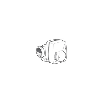 Trójdrogowy zawór z siłownikiem przełączający z ogrzewania na c,w,u,, o średnicy rury miedzianej 35, VST 20