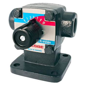 Zawór obrotowy czterodrogowy ESBE T20-8,0 RP 3/4, DN 20