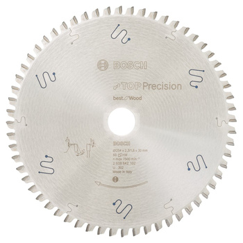 Tarcza pilarska Top Precision Best for Wood TOPPREC WOOD/S-M 254X30X2.3/1.8 60Z ATB
