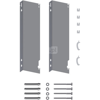 Wieszak kątowy do grz. higienicznycho wysokości 600 mm