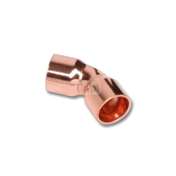 Łuk 45' SANHA 5041, Cu, 52 mm (lut wewnętrzny x lut wewnętrzny)