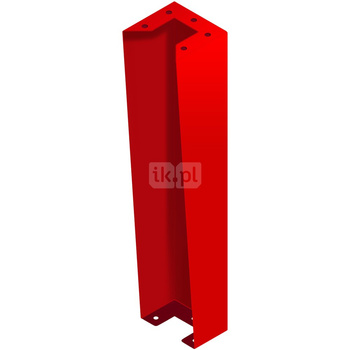 Podpora z blachy 1 mm: 700 x 165 mm, do szafy gł. 180 (25 FIT G), RAL 3000