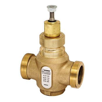 Zawór regulacyjny dwudrożny ESBE VLE122, DN 15 (GZ gazowy walcowy x GZ gazowy walcowy), zabezpieczenie: Stan surowy, PN 16, Kvs: 1 m3/h