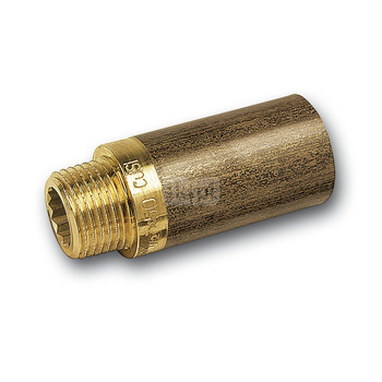 Przedłużka SANHA PURAFIT, brąz, 1/2'' (GW x GZ), 25 mm