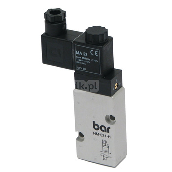 Zawór 5/2 (do napędów dwustronnego działania) 230V/50Hz