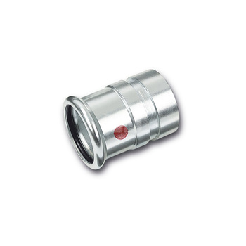 Nypel SANHA Therm, Stal 42 mm x 48,3 mm, (ZW x GW)