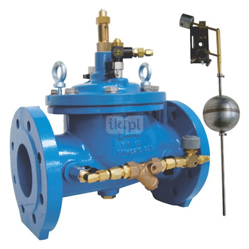 Zawór regulacyjny (utrzymuje stały poziom wody w zbiorniku), typ C717, DN 50