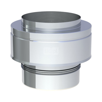 Osłona dwuścienna wylotu przewodu kominowego JEREMIAS 205-DWETN-AL32 160 mm