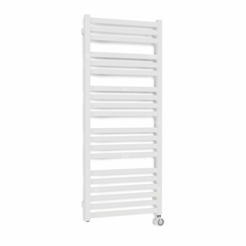 CONCEPT Grzejnik el. Malta 1210/600, biały mat, podł ES, kabel prosty bez wtyczki z maskownicą