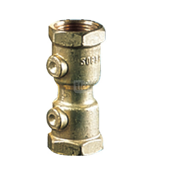 Zawór zwrotny gwintowany wew., trójnożne zawieradło grzybkowe wspom. sprężyną, typ 297, Pnom 1,0 MPa, 1/2"